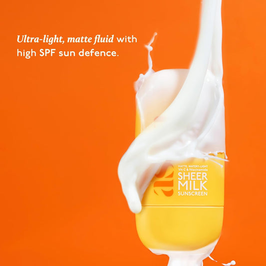Asaya Sheer Milk Sunscreen SPF 50 PA++++ UVA + UVB, 50 ml