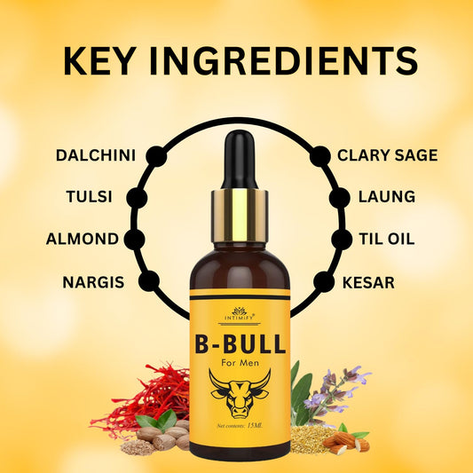 INTIMIFY Ayurvedic Massage Oil for Men 15 ml, Pack of 2