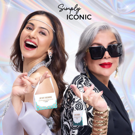 Just Herbs Ayurvedic Creamy Matte Micro Mini Lipstick Kit Lip Hydrating & Moisturizing, (Pack of 32)