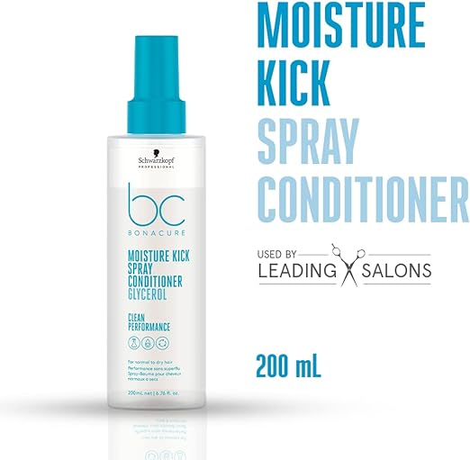 Schwarzkopf Professional Bc Moisture Kick Spray Hair Conditioner, 200 ml