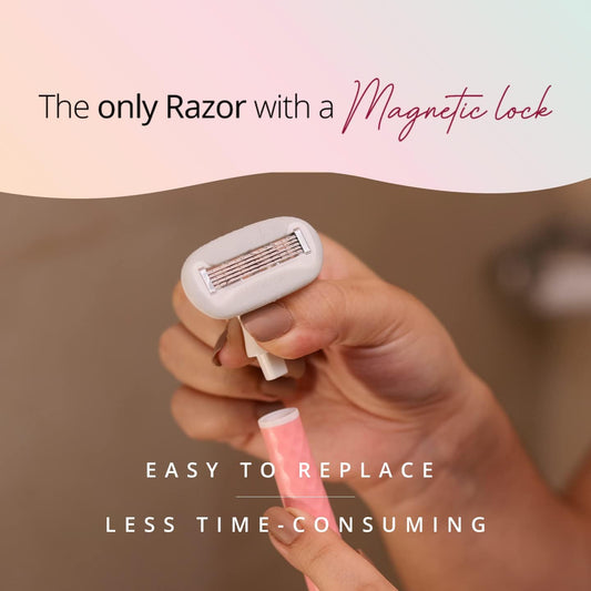 Carmesi Body Razor Swing Refill Pack for Women, 5-Blade Precision, (2)