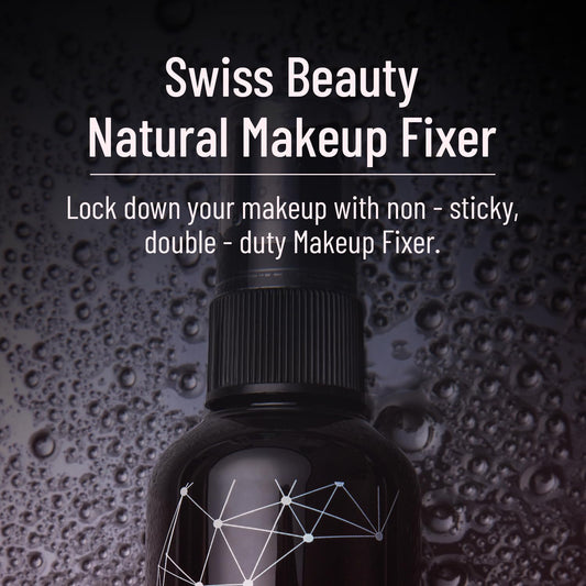 Swiss Beauty Natural Makeup Fixer | Natural Dewy Finish | With Vitamin E and Aloe Vera | Long-Lasting | Hydrating & Refreshing Setting Spray | 70 ml