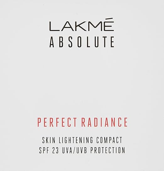 Lakme Perfect Radiance Skin Lightening Compact, Ivory Fair 01, With Spf 23, 8g