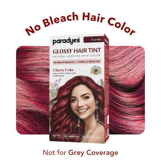 Paradyes No Bleach Cherry Coke Glossy Hair Tint, 6.6 True Red