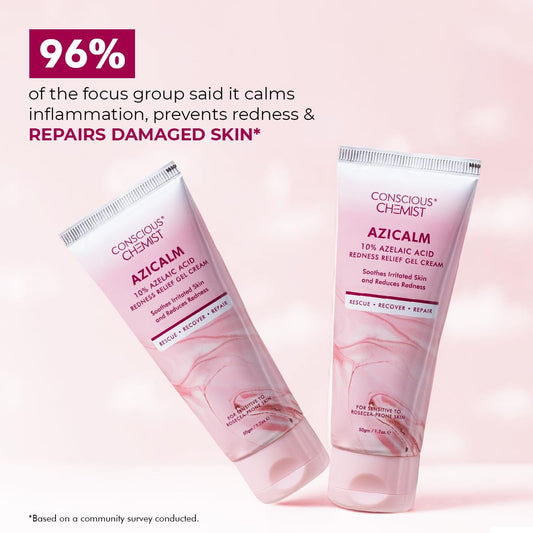 Conscious Chemist® 10% Azelaic Acid Cream, 50 gm, Pack of 2