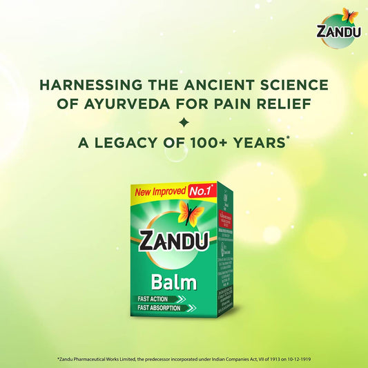 Zandu Balm, Effective relief from Headache, Body Pain, Sprain and Cold, 25 ml