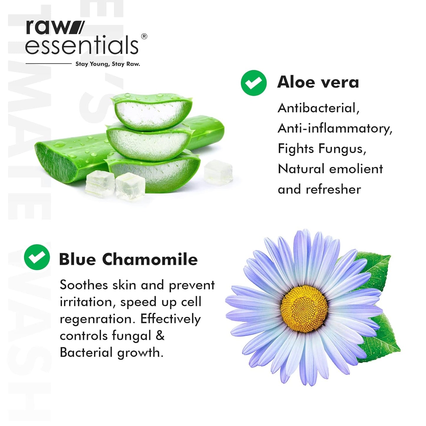 Raw Essentials Intimate Wash for Men 150 ml, Relieves Itchiness & Odour, Prevents Fungal Growth, Brightens Groin Area, pH Balanced, Sulphate Free, Paraben Free