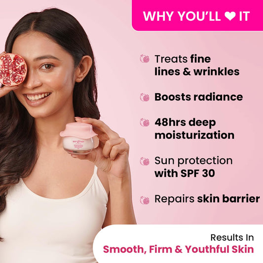 Dot & key Pomegranate + Multi-Peptide Anti Aging Cream With Spf 30, 60 ml