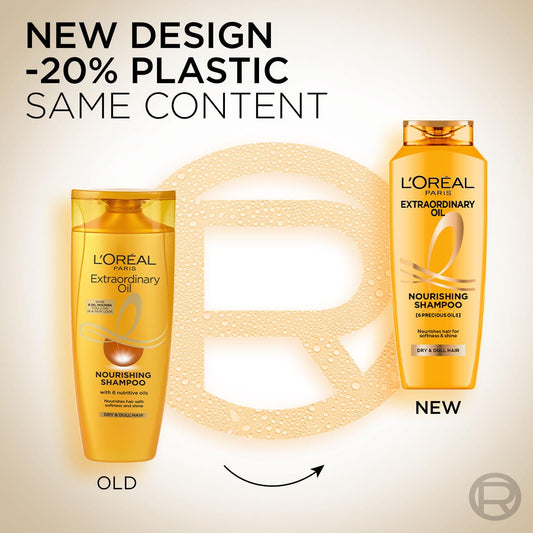 Loreal Paris Extraordinary Oil Nourishing Shampoo, 340 ml