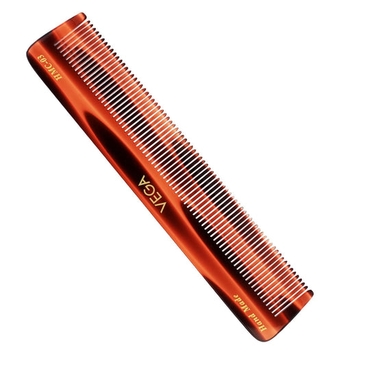 Vega Tortoise All Fine Tooth Dressing Comb, Brown