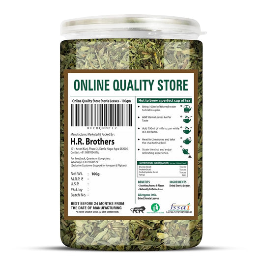 Online Quality Store Stevia Leaves- 100 gm