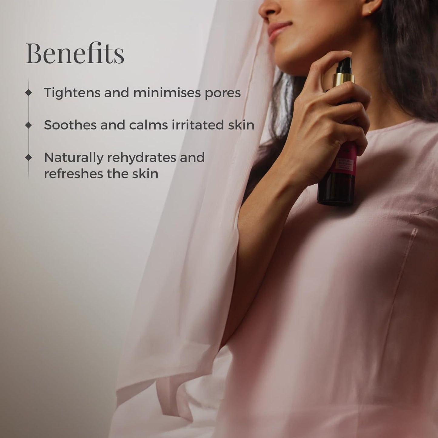 Forest Essentials Facial Tonic Mist with Pure Rosewater, 50 ml, Alchohol Free Toner