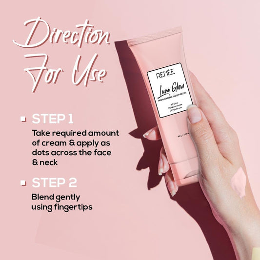 Renee Lumi Glow Highlighting Moisturizer, Enriched with 3% Niacinamide & 1% Hyaluronic Acid,50 gm