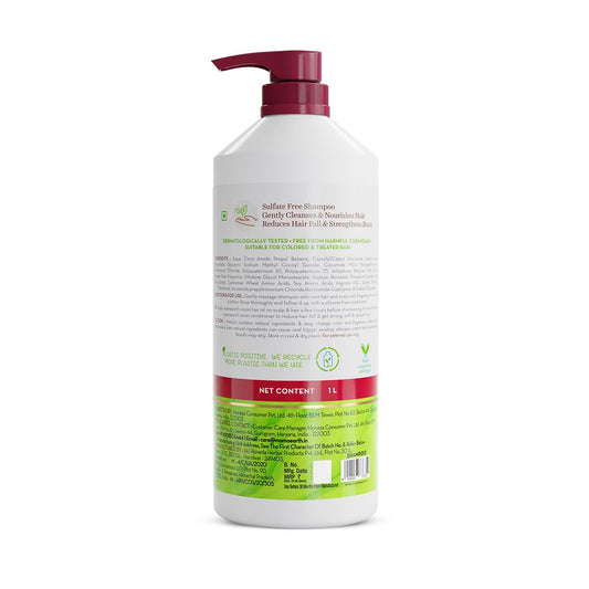 Mamaearth Onion Shampoo for Hair Growth and Hair Fall Control, 1 Litre