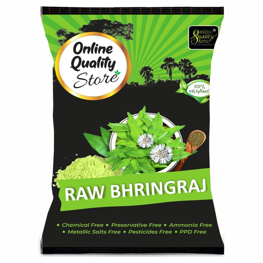 Online Quality Store raw bringaraj/bringraj dry leaves/Bhringraj Leaves/Bhangra 100 g