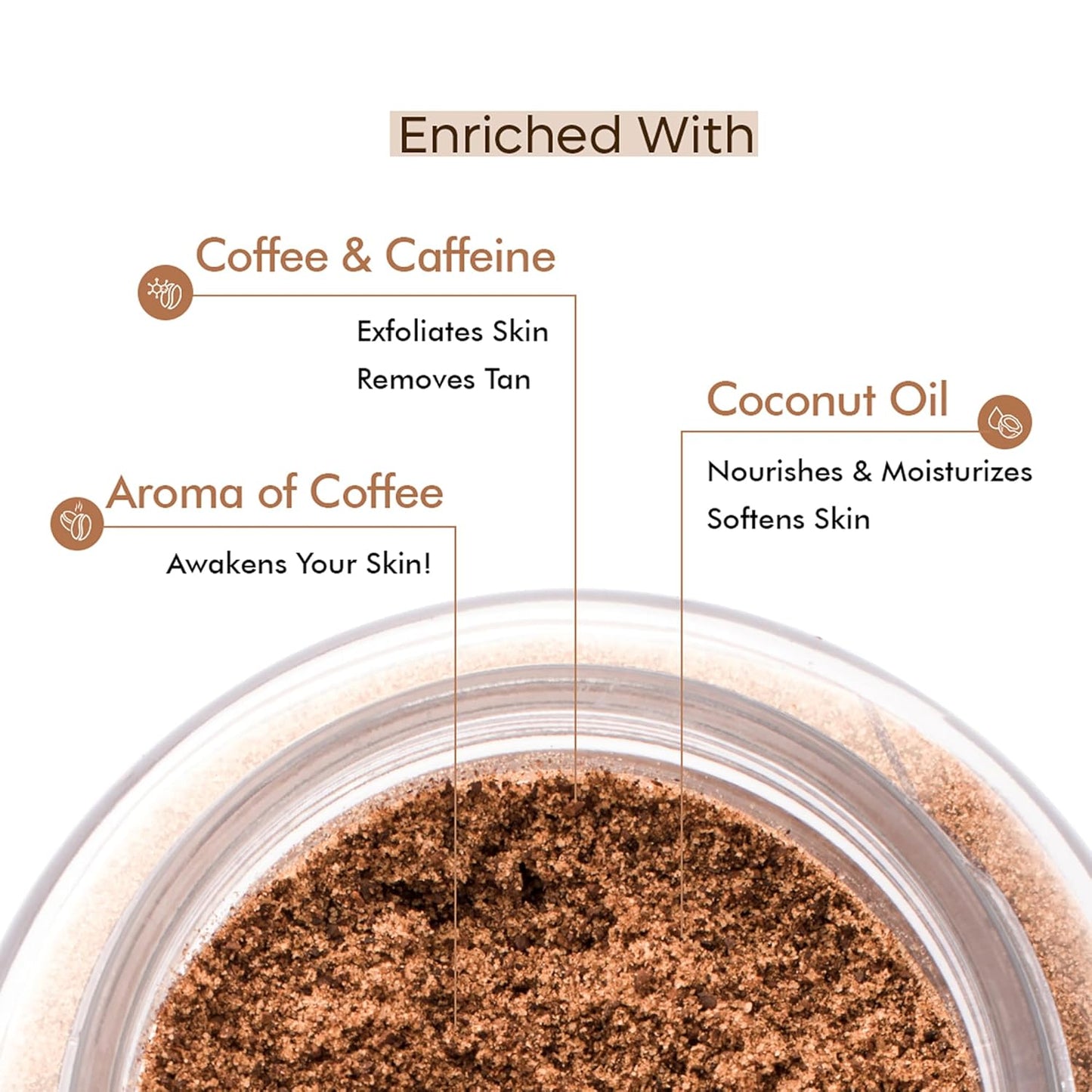 mcaffeine Exfoliating Coffee Body Scrub For Tan Removal & Soft-Smooth Skin |For Women & Men| 100 gm