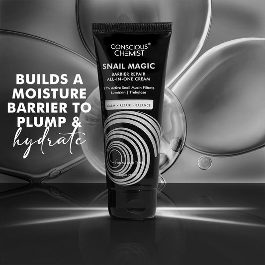 Conscious Chemist® Snail Mucin Hydrating All-in-One Moisturizer for Face, 50 gm