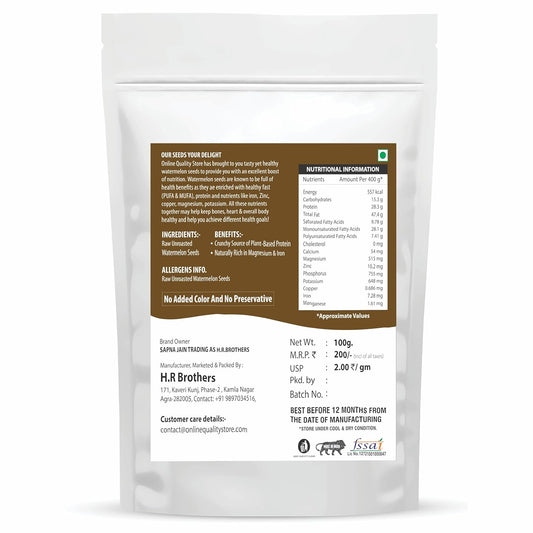 Online Quality Store Watermelon Seeds, 100 gm