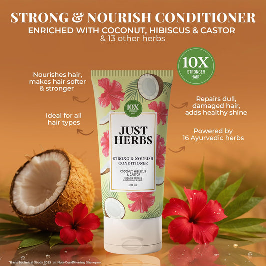 Just Herbs Strong & Nourish Conditioner 200 ml