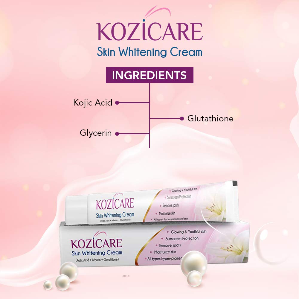 Kozicare Skin Lightening Non-Sticky Cream Lotion, 15 gm, Pack of 3