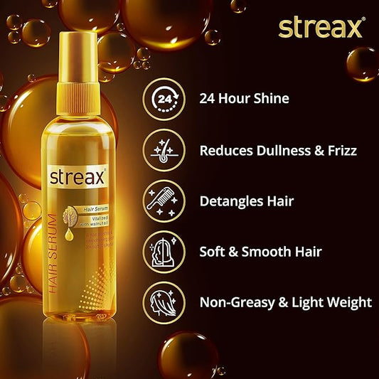 Streax Hair Serum for Women & Men | Contains Walnut Oil, 100 ml
