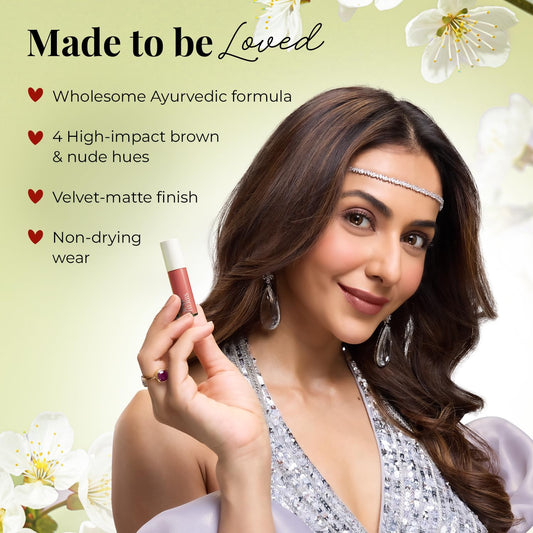 Just Herbs Herb Enriched Matte Liquid Lipstick Set of 4