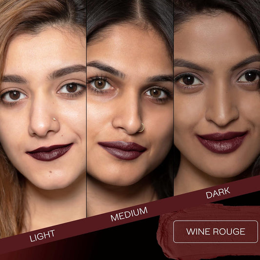 FACESCANADA Weightless Matte Lipstick - Wine Rouge 30 (Maroon), 4.5 gm