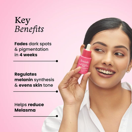 Foxtale 3% Tranexamic Acid Face Serum with Peptides & Niacinamide, 30 ml