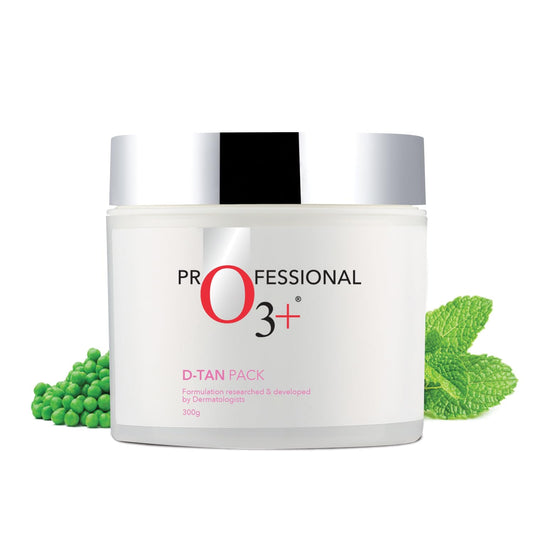 O3+ D-TAN Professional Face Pack for Instant Tan Removal & Glowing Skin, 300 gm