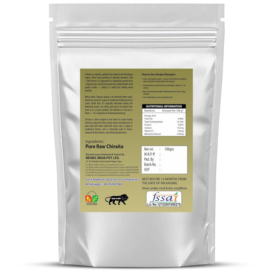 Bralcon Chirata, 100 gm, Fresh & Natural Chirayta