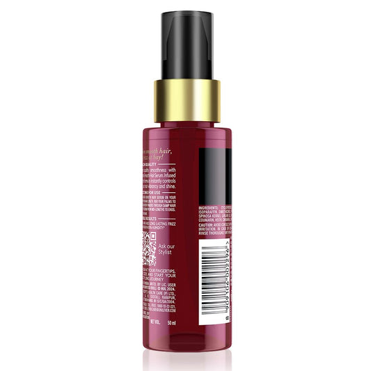 TRESemmé Keratin Smooth Anti-Frizz Hair Serum 50ml with Argan Oil|| for 2X Smoother Hair and Long Lasting Frizz control upto 48H even in 80% humidity