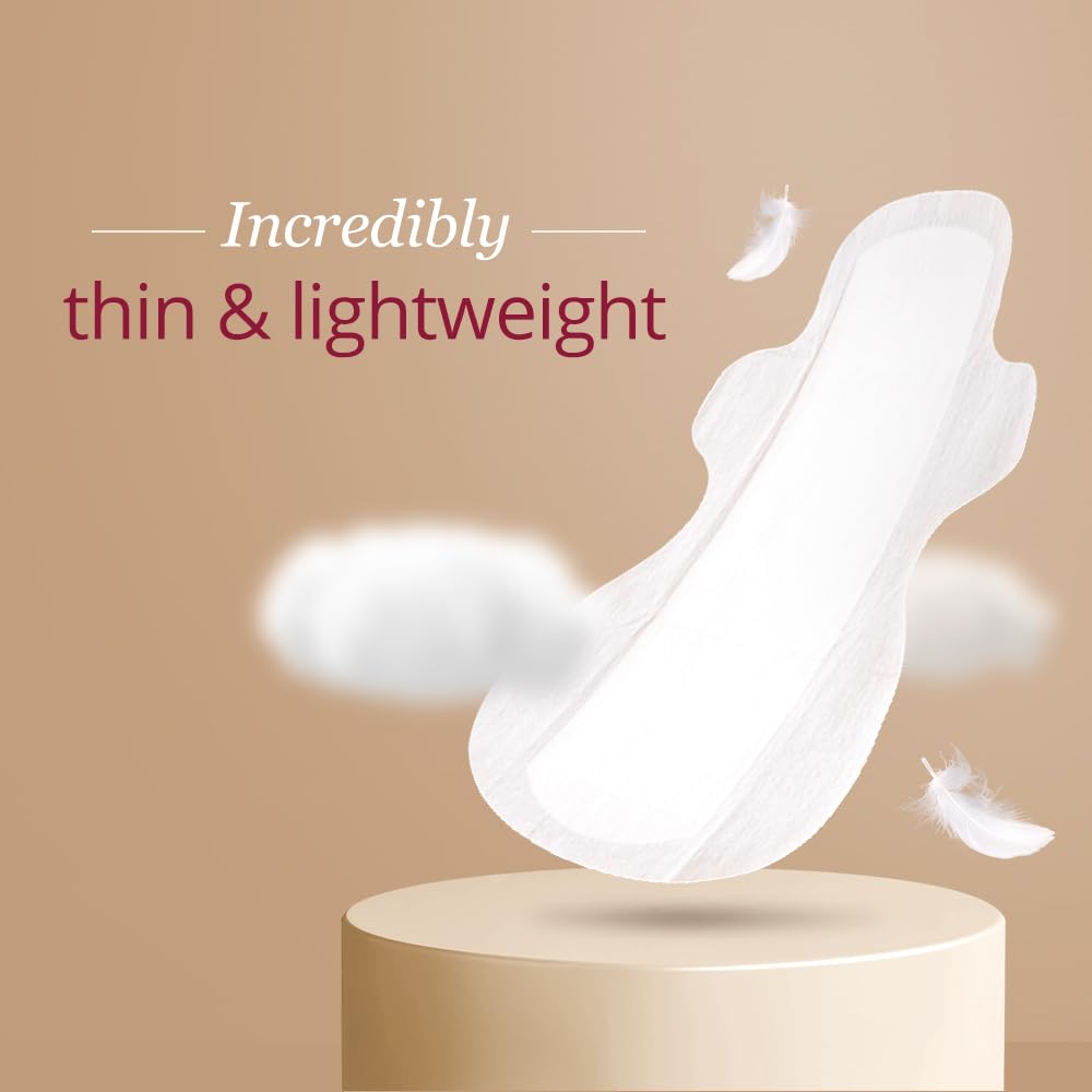 Carmesi Sanitary Pads Rash Free Organic, With Disposal Bags,30 Pads, XL