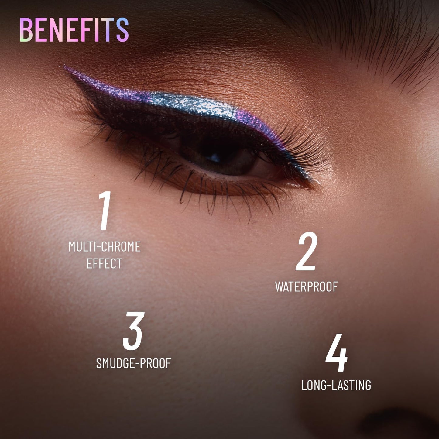 SWISS BEAUTY Holographic Shimmery Pencil Eyeliner | Waterproof, Smudge Proof, Long Lasting Eyeliner With Easy Application | Shade- Milky Way, 0.2G, Assorted