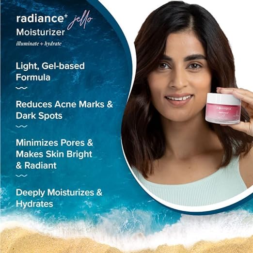 Aqualogica Radiance+ Jello Moisturizer with Watermelon & Niacinamide, 50 gm