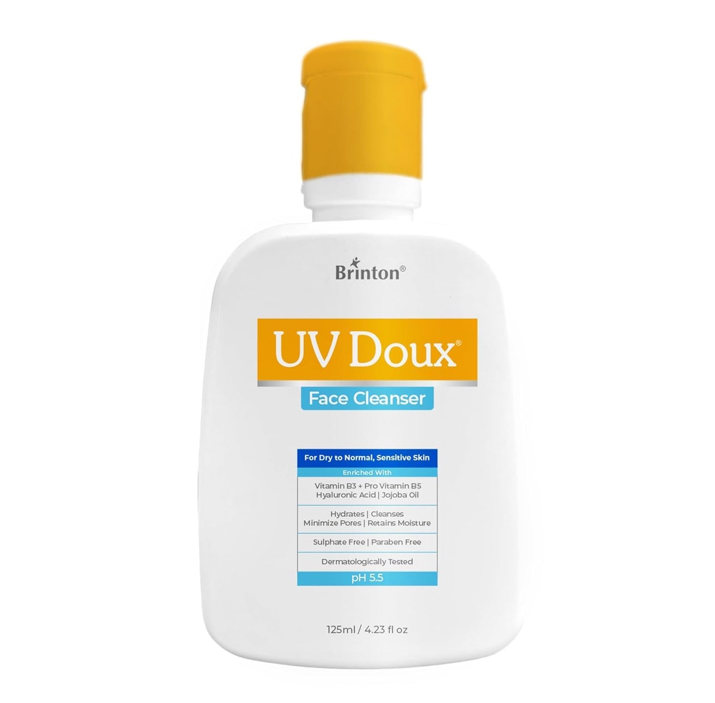 UV Doux Silicone Sunscreen Gel SPF50 PA+++ 50gm & Face Cleanser 125ml Combo