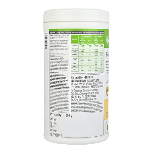 Herbalife Formula 1- Nutritional Shake Mix -Vanilla- 500 gm