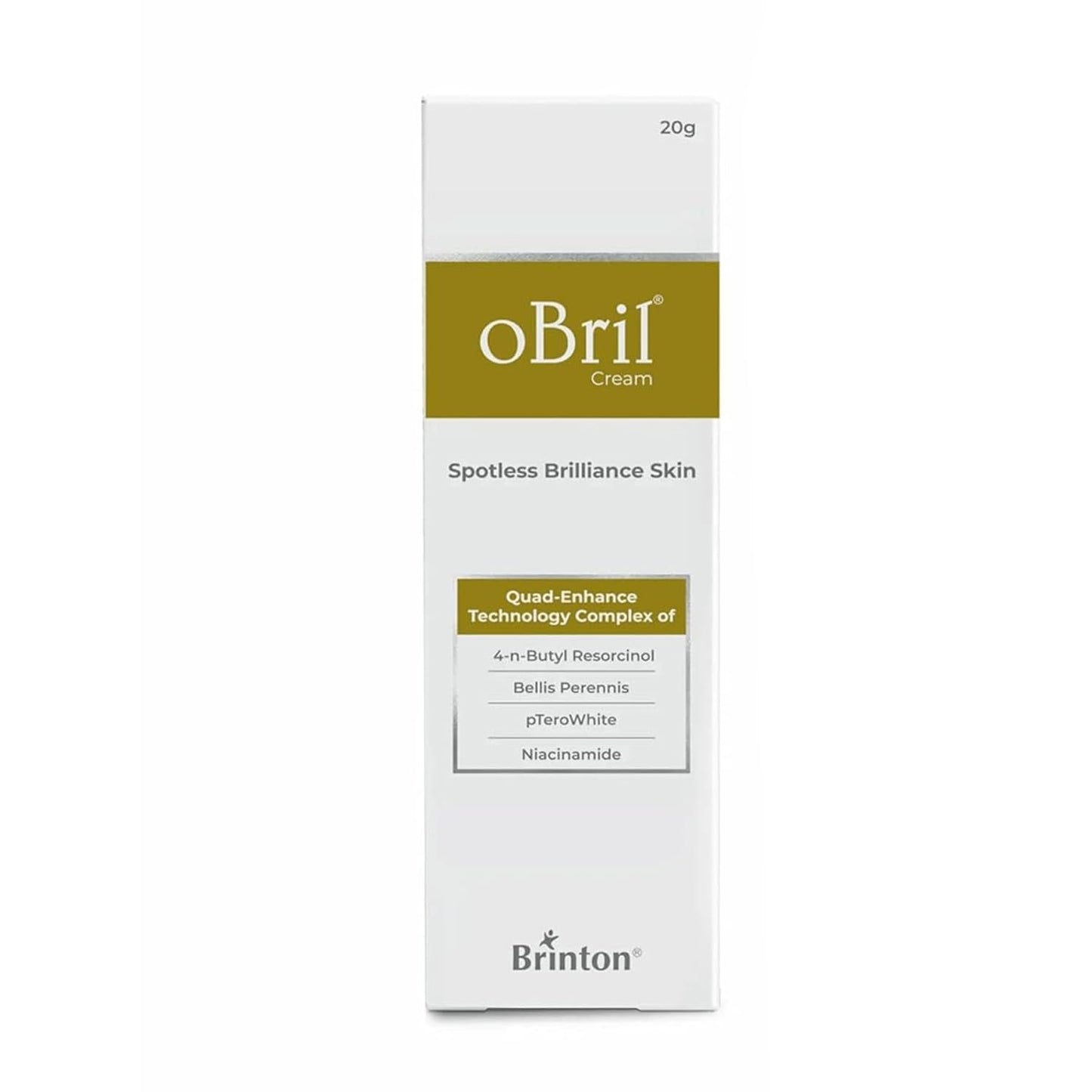 Brinton obril Cream for Spotless Brilliance, Enriched with Niacinamide, Diasy Flower Extract, 20 gm