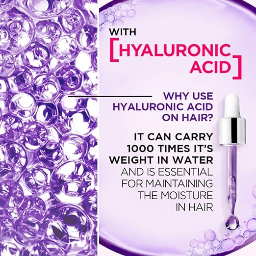 L’Oréal Paris Filling Night Cream, Leave In Hair Cream with Hyaluronic Acid, 180ml