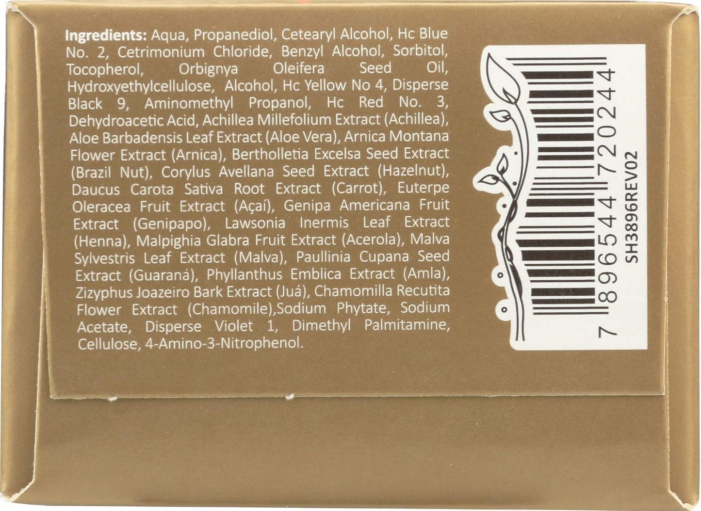 Surya Brasil Henna Cream, 70Ml, Dark Brown
