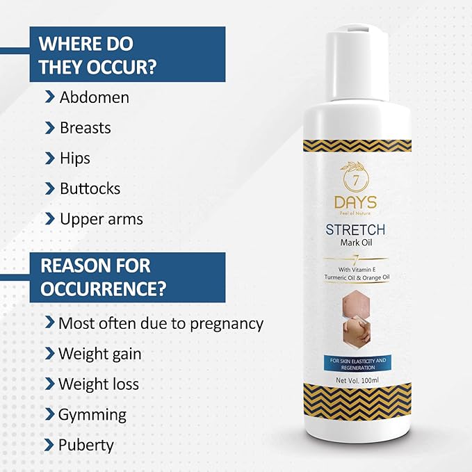 Stretch Oil for Pregnancy Marks with Scars and Skin 100ml