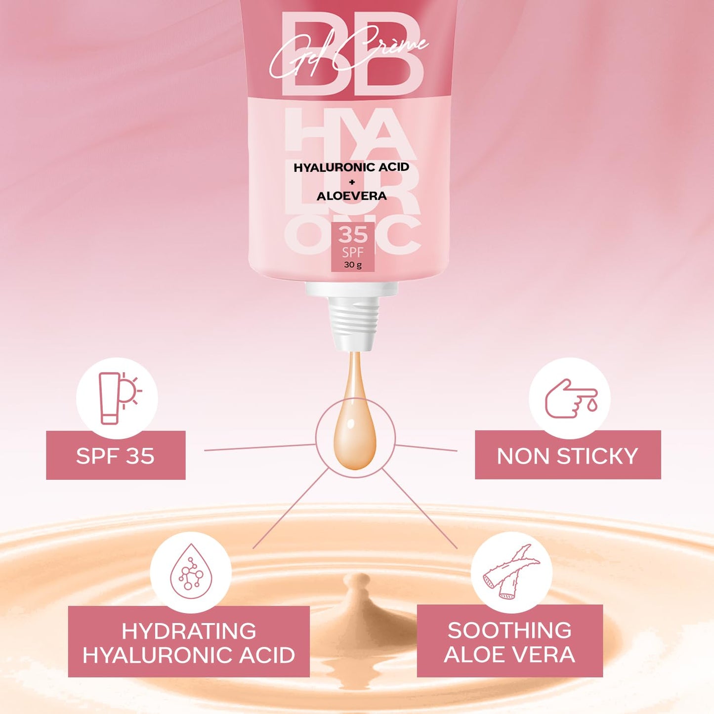 FACESCANADA SPF 35 BB Gel Crème - Warm Caramel, 30 gm