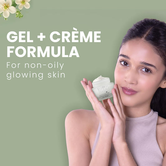 Lotus Herbals WhiteGlow Skin Whitening And Brightening Gel, Face Cream with SPF-25, 40 gm