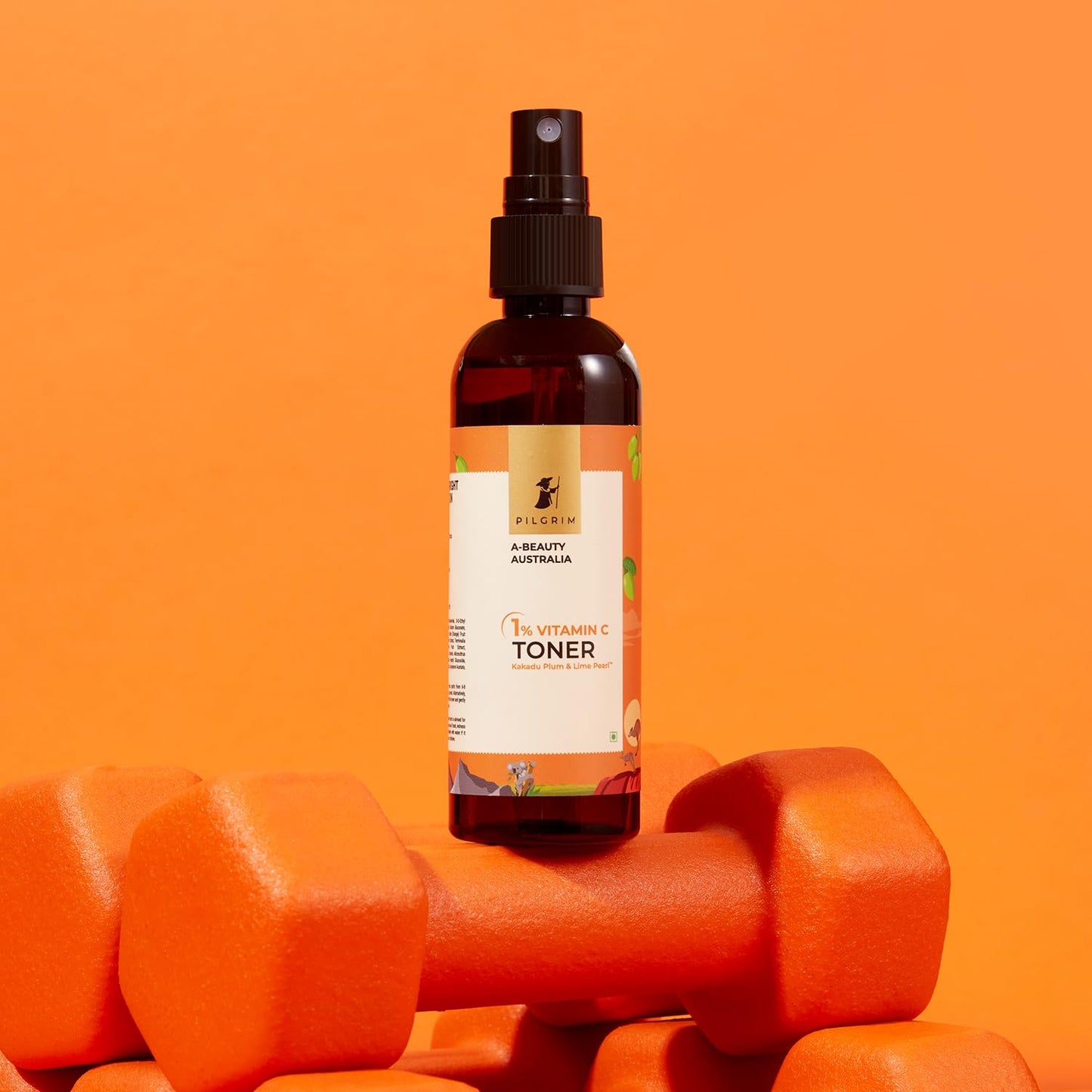 Pilgrim Australian 1% Vitamin C Toner for glowing skin with Kakadu Plum & Lime Pearl, 100 ml