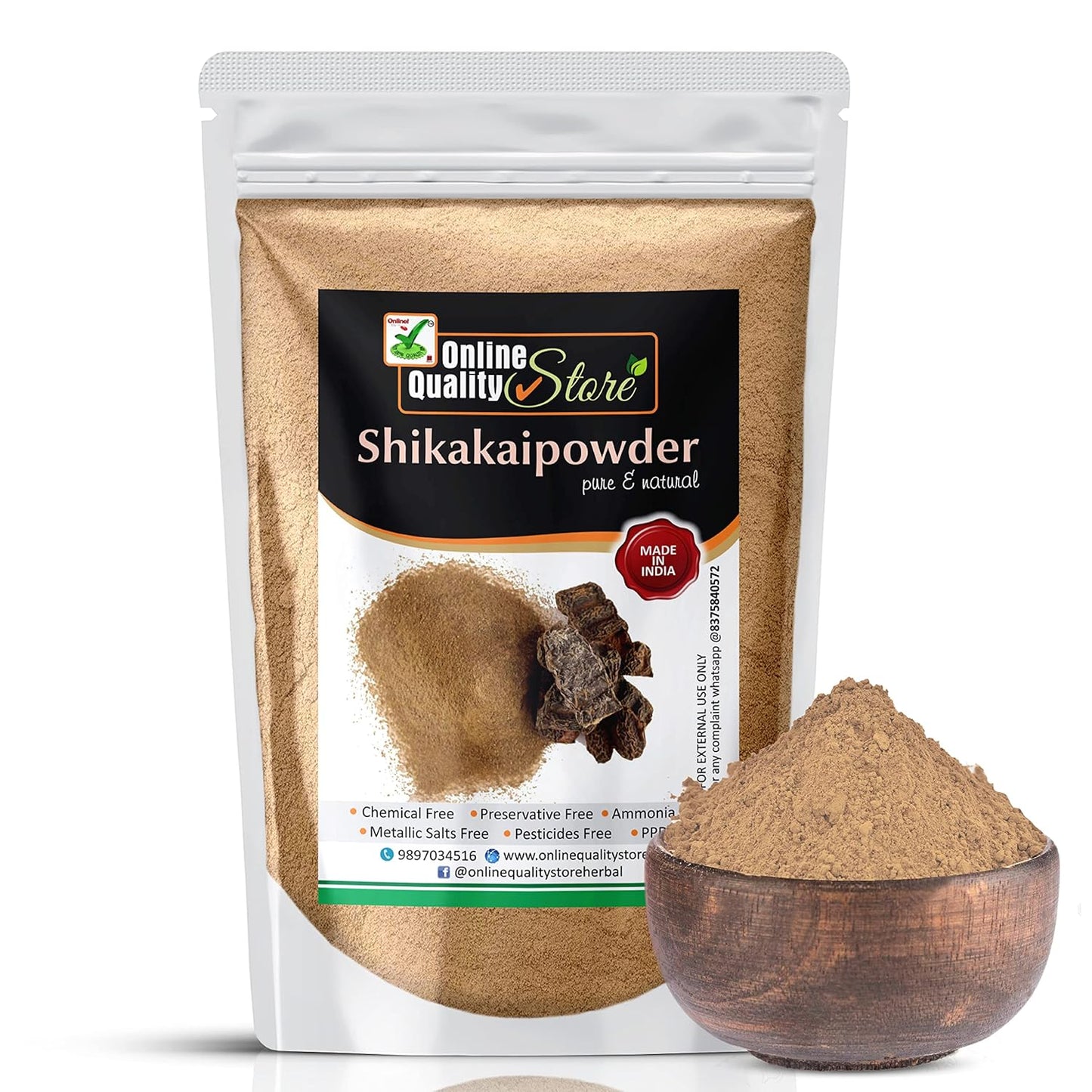 Online Quality Store Reetha Powder Amla Powder Shikakai Powder Bhringraj Powder Hibiscus Powder Mehandi Powder &free Indigo Powder for Hairs-1400g ,hair pack |natural hair pack |chemical free hair mask
