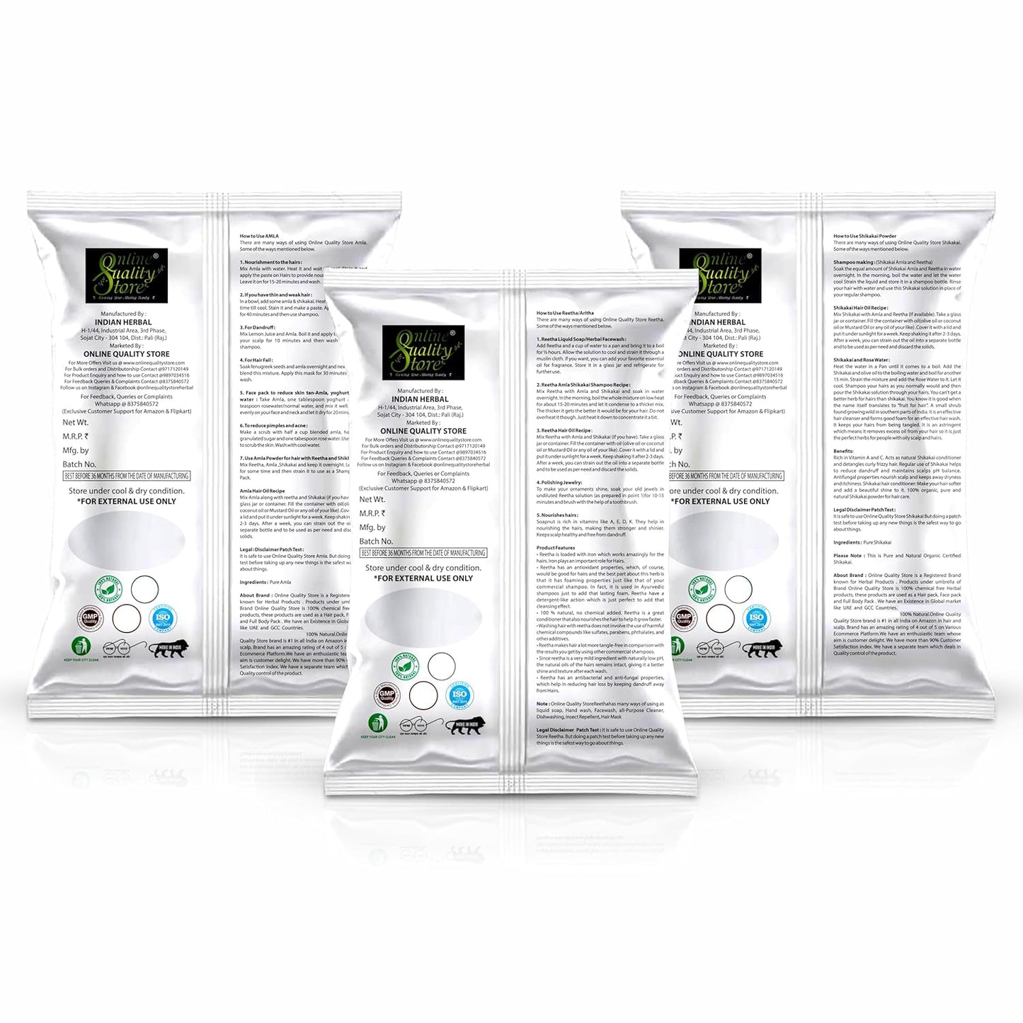 Online Quality Store reetha amla shikakai combo raw form |raw reetha for hair |Aritha|Reetha|Ritha|Soapnuts (Sapindus Mukorossi) |Indian Gooseberry |dried Shikakai, Acacia Concinna|hair pack,300g