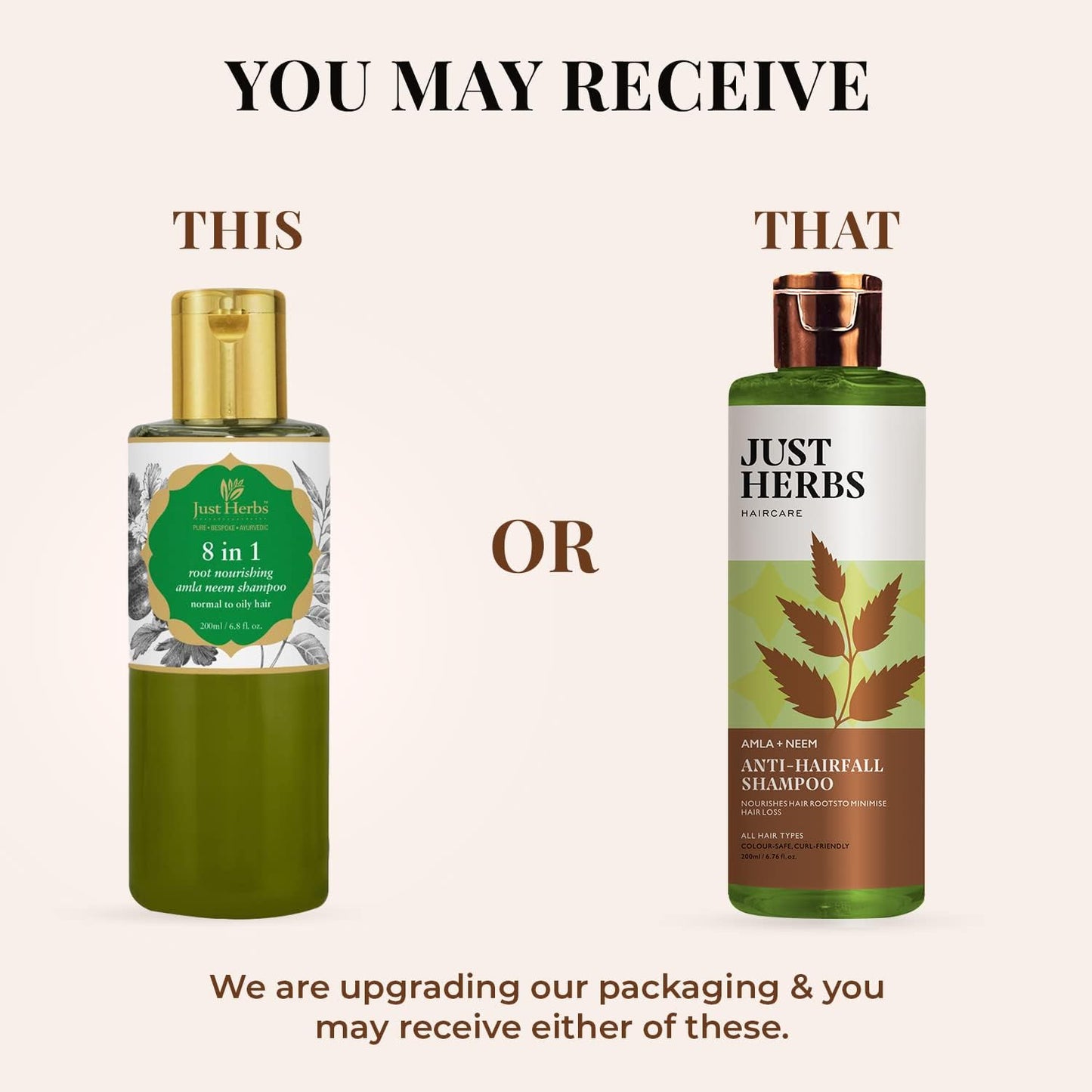 Just Herbs 8 In 1 Root Nourishing Amla Neem Hair Fall Control Shampoo, 200 ml