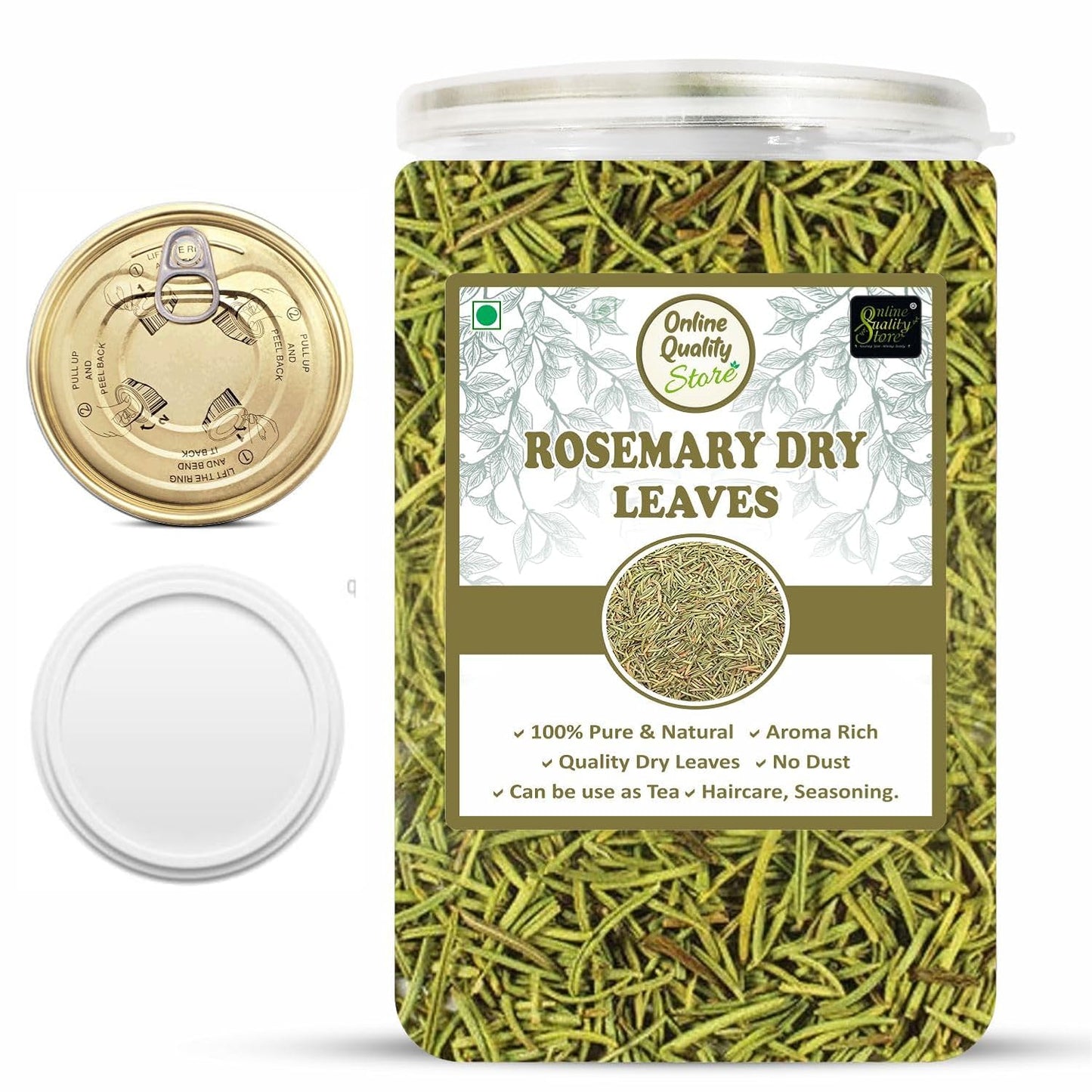 Online Quality Store Rosemary Dry Leaves - 100 gm, Rosemary Herbal Tea