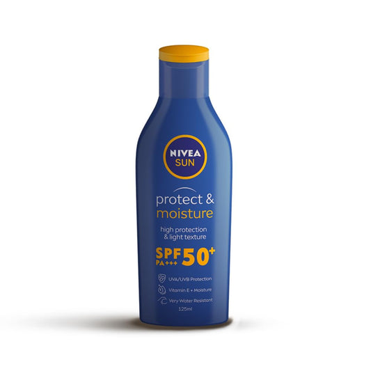 Nivea Sun Protect And Normal Moisture Spf 50 Advanced Sunscreen, Pa+++ Uva - Uvb Protection, 125 ml