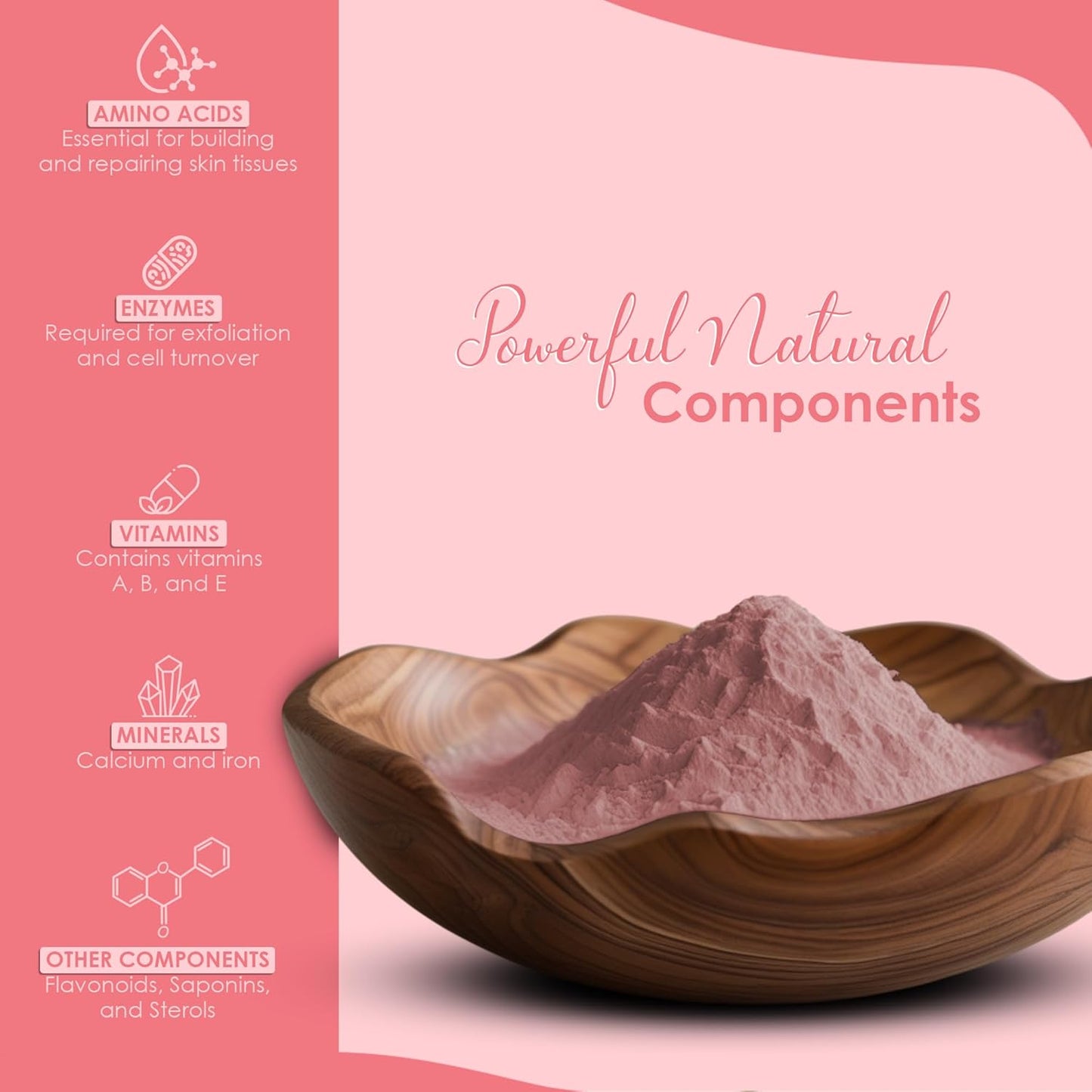 Mi Nature Pure Rose Petal Powder, 227 gm Pack of 2