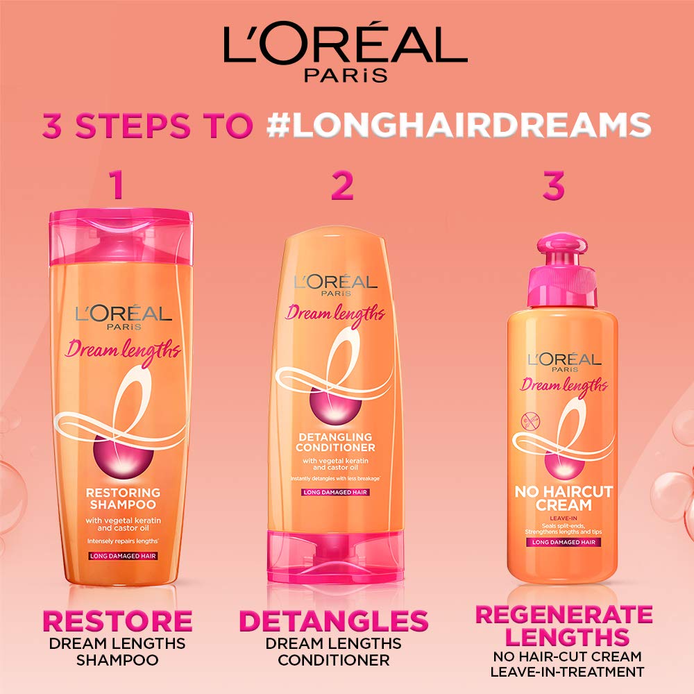Loreal Paris Conditioner, Nourishes, Repair & Shine, 180ml (Pack of 2)